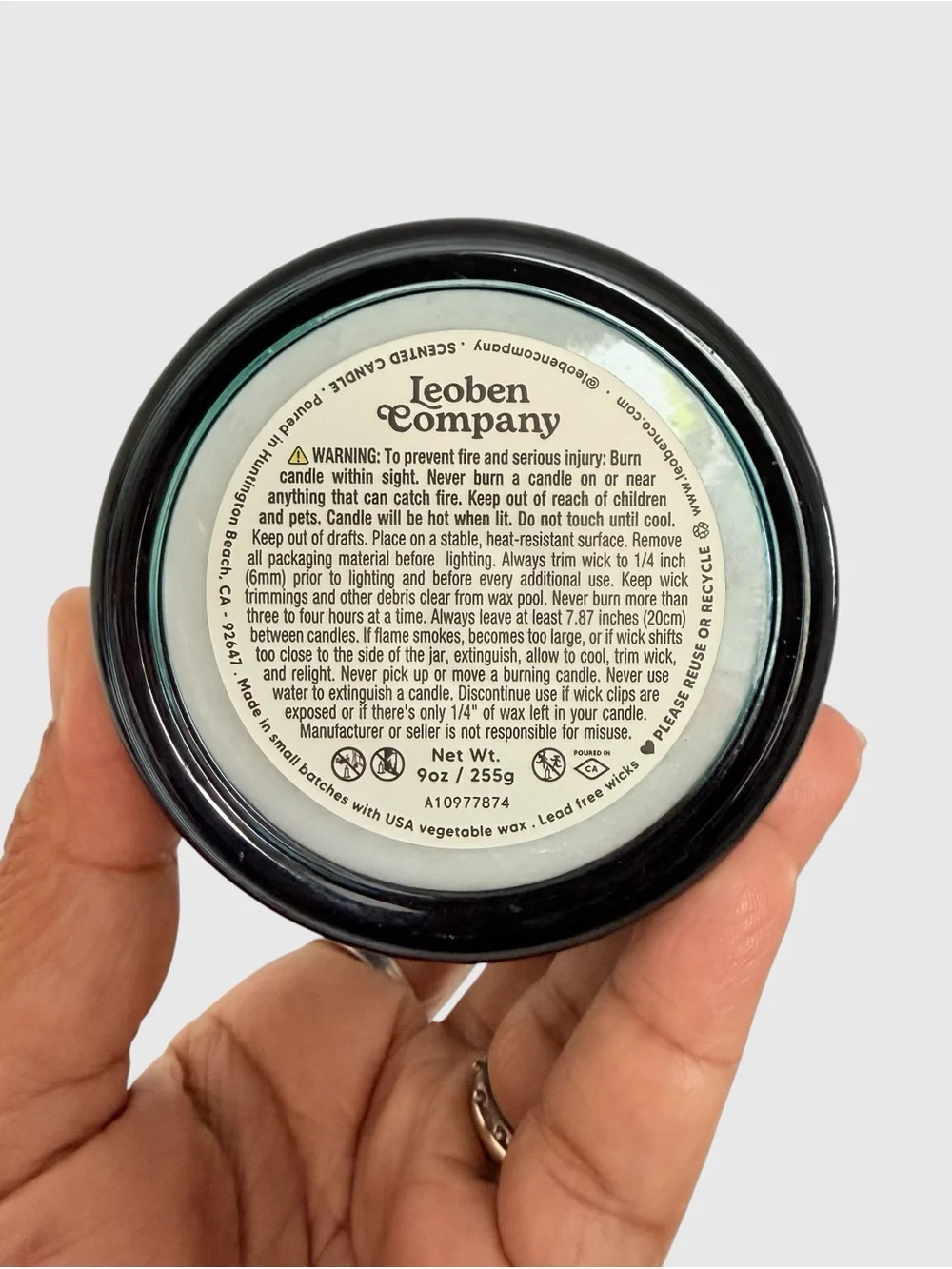 Leoben Company Venetian Bloom Scented Candle - Teal